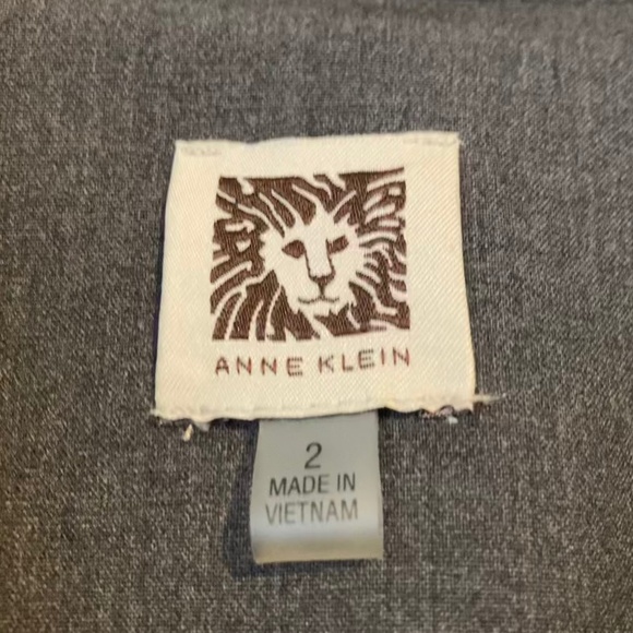 Anne Klein Notch Collar One Button Blazer - Picture 5 of 6